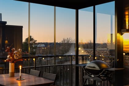 Balkong eller utsiktsbild