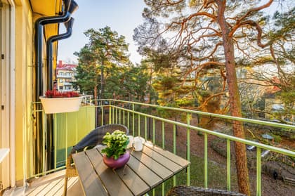 Balkong eller utsiktsbild