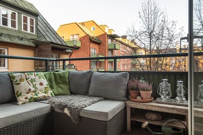 Balkong eller utsiktsbild