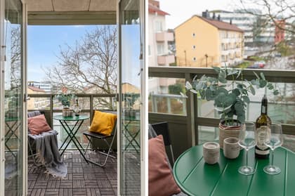 Balkong eller utsiktsbild