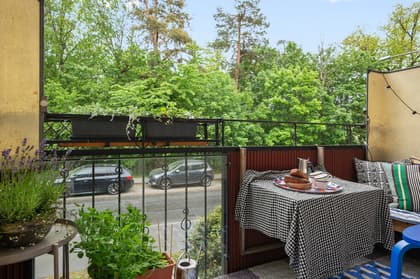 Balkong eller utsiktsbild