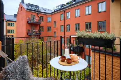 Balkong eller utsiktsbild