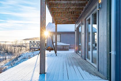 Balkong eller utsiktsbild