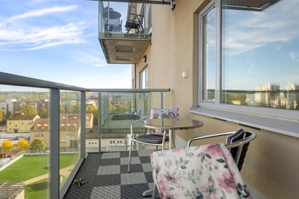 Balkong eller utsiktsbild