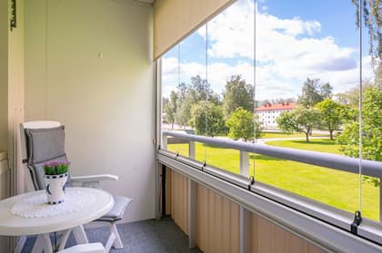 Balkong eller utsiktsbild