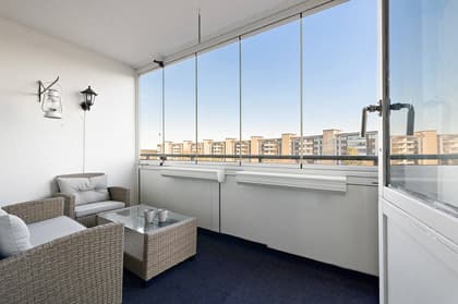 Balkong eller utsiktsbild