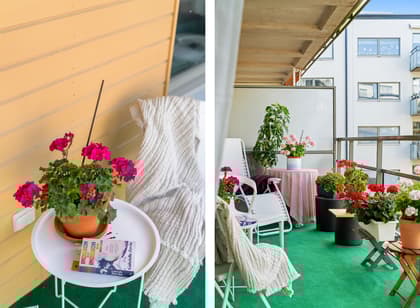 Balkong eller utsiktsbild