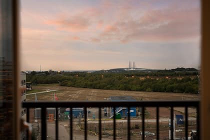 Balkong eller utsiktsbild