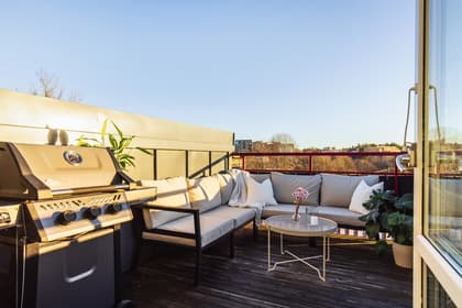 Balkong eller utsiktsbild