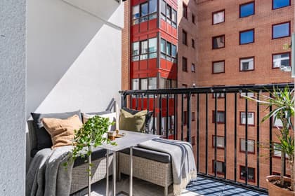 Balkong eller utsiktsbild