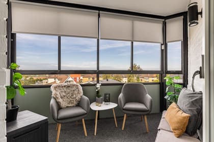 Balkong eller utsiktsbild