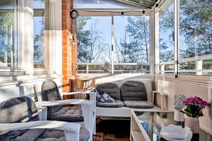 Balkong eller utsiktsbild