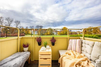 Balkong eller utsiktsbild