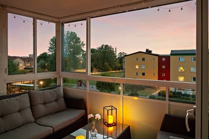 Balkong eller utsiktsbild