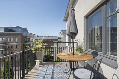 Balkong eller utsiktsbild