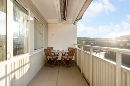 Balkong eller utsiktsbild