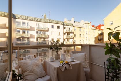 Balkong eller utsiktsbild