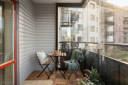 Balkong eller utsiktsbild