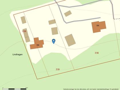 Illustrerad karta över fastigheten eller området
