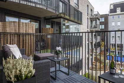 Balkong eller utsiktsbild