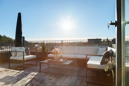 Balkong eller utsiktsbild