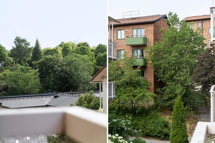 Balkong eller utsiktsbild