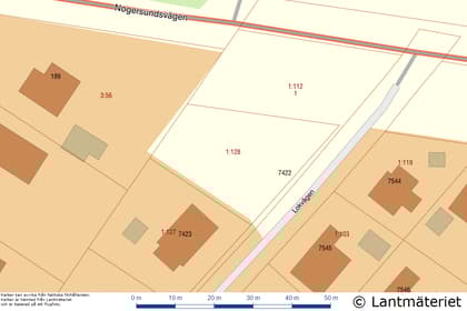 Illustrerad karta över fastigheten eller området