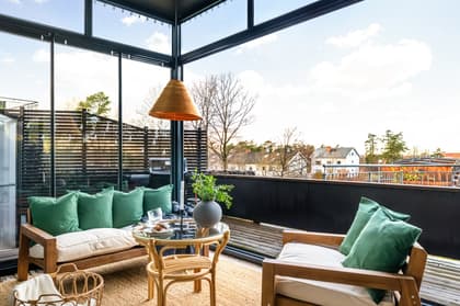 Balkong eller utsiktsbild