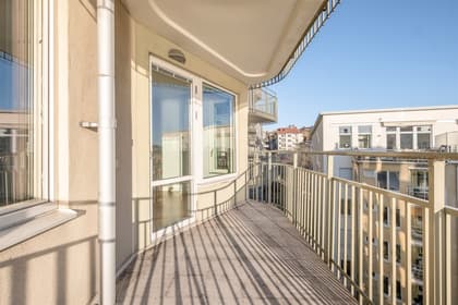 Balkong eller utsiktsbild