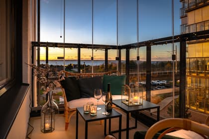 Balkong eller utsiktsbild