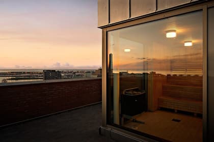 Balkong eller utsiktsbild