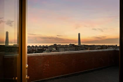 Balkong eller utsiktsbild