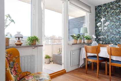 Balkong eller utsiktsbild