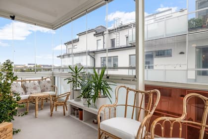 Balkong eller utsiktsbild