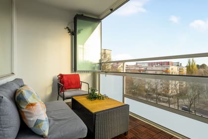 Balkong eller utsiktsbild