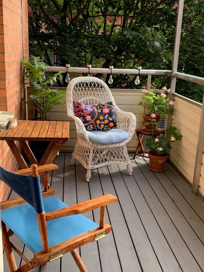 Balkong eller utsiktsbild