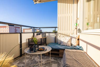 Balkong eller utsiktsbild