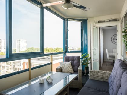 Balkong eller utsiktsbild