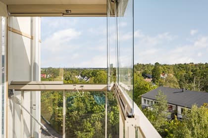 Balkong eller utsiktsbild