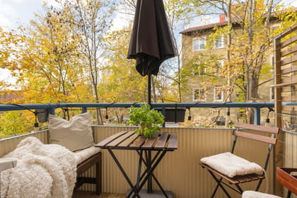 Balkong eller utsiktsbild