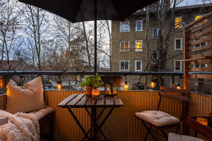 Balkong eller utsiktsbild