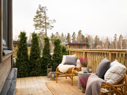 Balkong eller utsiktsbild