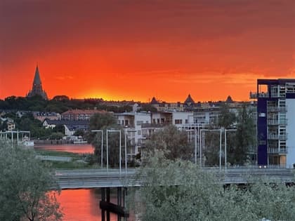 Balkong eller utsiktsbild