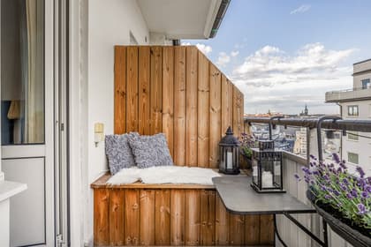 Balkong eller utsiktsbild