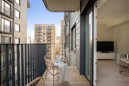 Balkong eller utsiktsbild