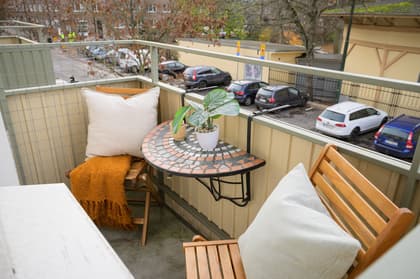 Balkong eller utsiktsbild