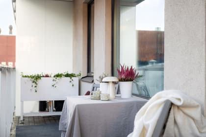 Balkong eller utsiktsbild