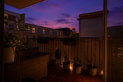 Balkong eller utsiktsbild