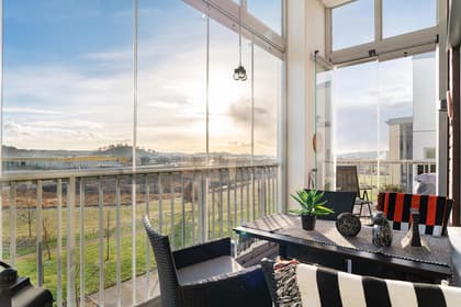 Balkong eller utsiktsbild