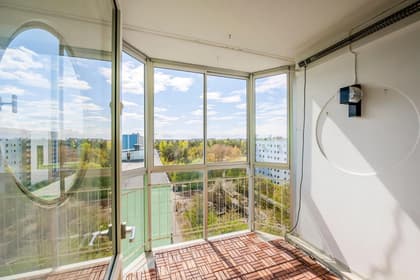 Balkong eller utsiktsbild